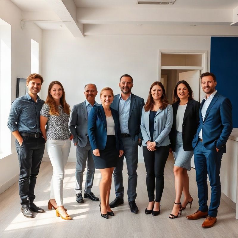 Equipo de Observeradeck en oficina en Salto